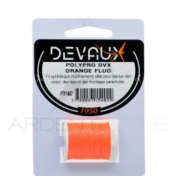 Fils de montage DEVAUX Polypro orange fluo