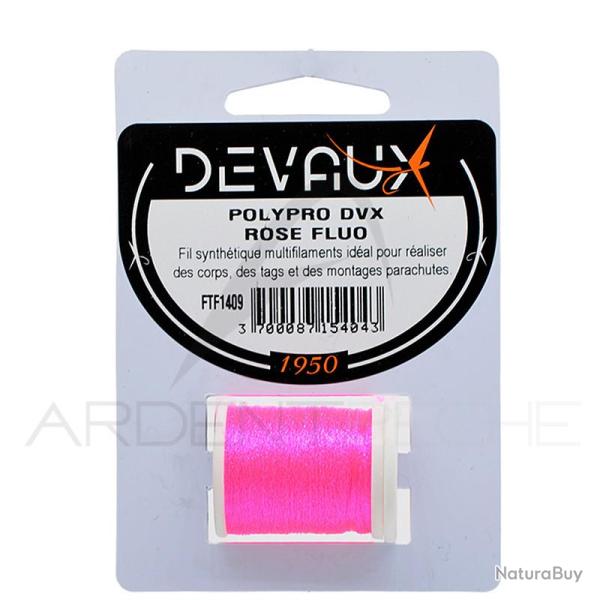 Fils de montage DEVAUX Polypro rose fluo