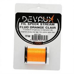 Fils de montage DEVAUX Speck Stream Fluo orange clair