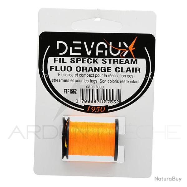 Fils de montage DEVAUX Speck Stream Fluo orange clair