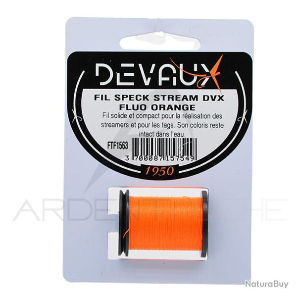 Fils de montage DEVAUX Speck Stream Fluo orange