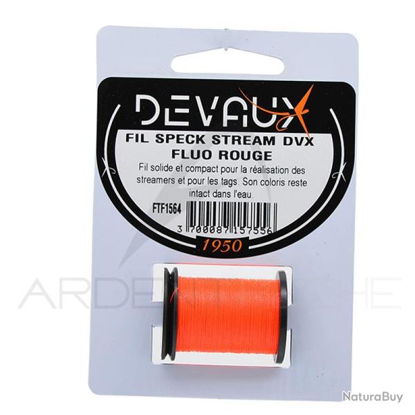Fils de montage DEVAUX Speck Stream Fluo rouge