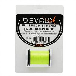 Fils de montage DEVAUX Speck Stream Fluo sulphur