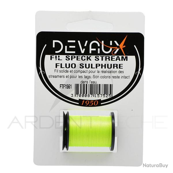 Fils de montage DEVAUX Speck Stream Fluo sulphur
