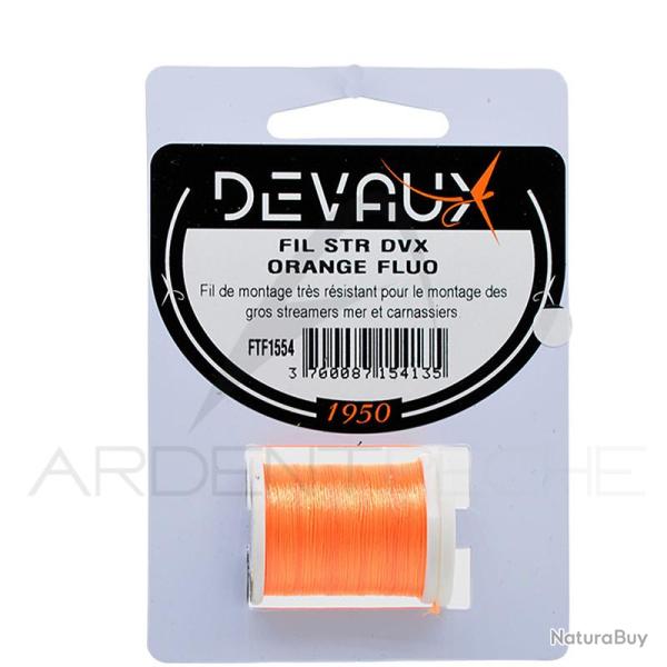 Fils de montage DEVAUX STR orange fluo