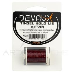 Tinsel holographique DEVAUX Lie de vin