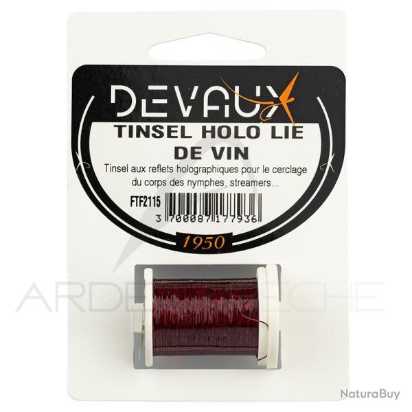 Tinsel holographique DEVAUX Lie de vin