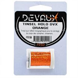 Tinsel holographique DEVAUX Orange