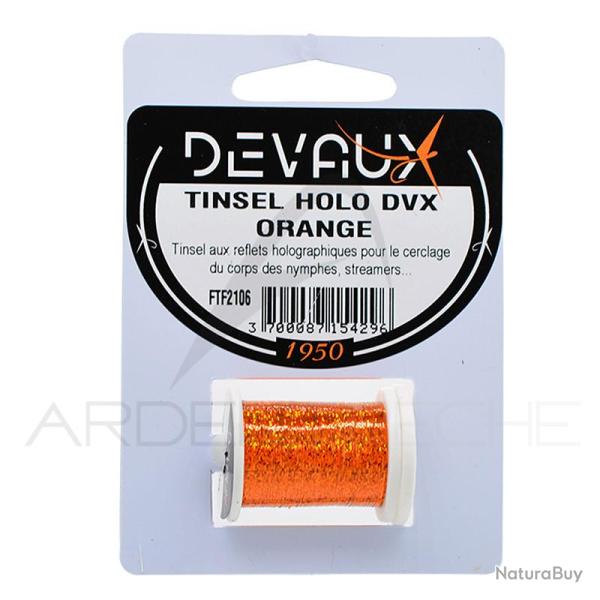 Tinsel holographique DEVAUX Orange