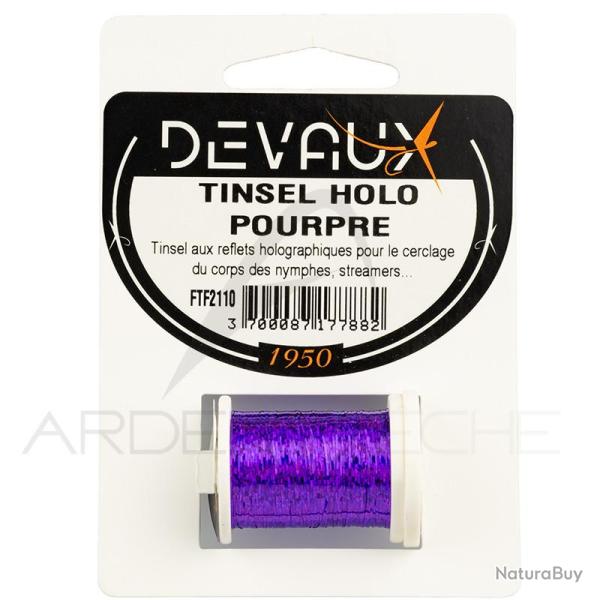 Tinsel holographique DEVAUX Pourpre
