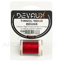 Tinsel holographique DEVAUX rouge