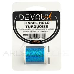 Tinsel holographique DEVAUX Turquoise
