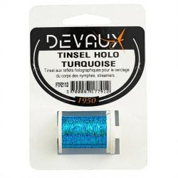 Tinsel holographique DEVAUX Turquoise