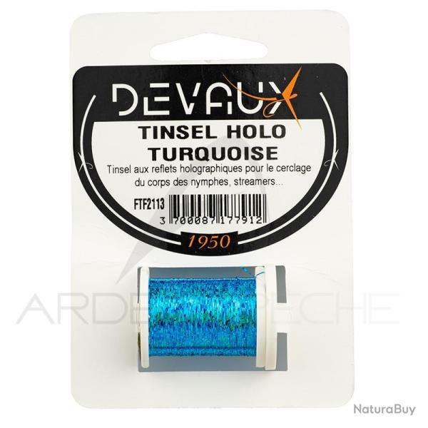 Tinsel holographique DEVAUX Turquoise