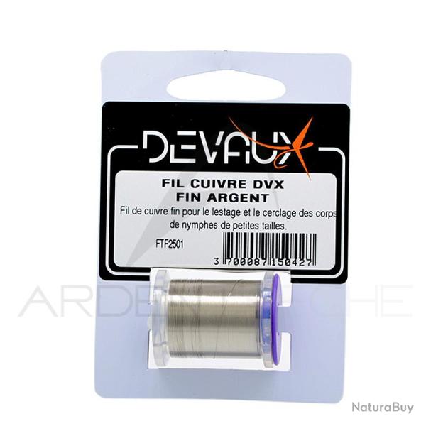 Tinsel Fil de cuivre DEVAUX fin Argent