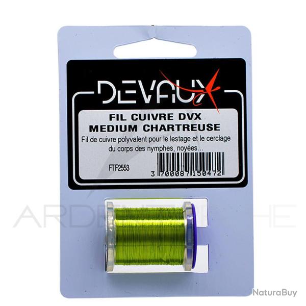 Fil de cuivre DEVAUX m�dium Chartreuse