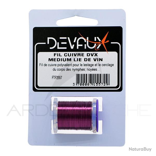 Fil de cuivre DEVAUX m�dium Lie de vin