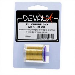 Fil de cuivre DEVAUX m&eacute;dium or