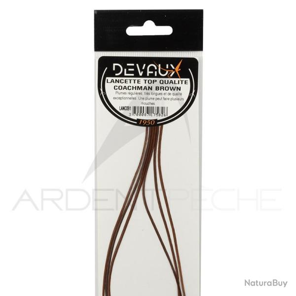 Lancettes de coq DEVAUX Top qualit� Coachman brown