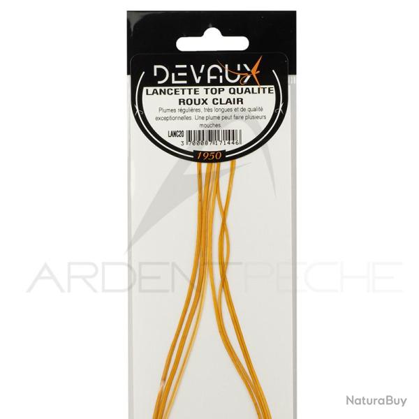 Lancettes de coq DEVAUX Top qualit� Roux clair