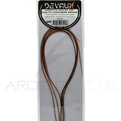 Lancettes de coq DEVAUX XS Top qualit&eacute; Coachman brown