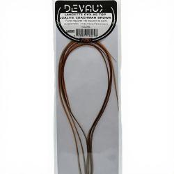 Lancettes de coq DEVAUX XS Top qualit&eacute; Coachman brown
