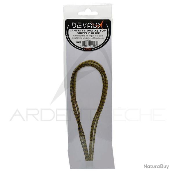 Lancettes de coq DEVAUX XS Top qualit� Grizzly olive