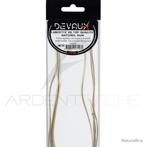 Lancettes de coq DEVAUX XS Top qualit� Naturel dun