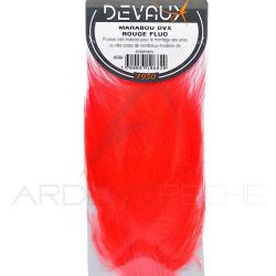 Marabou DEVAUX rouge fluo