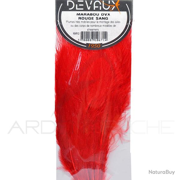 Marabou DEVAUX Rouge sang