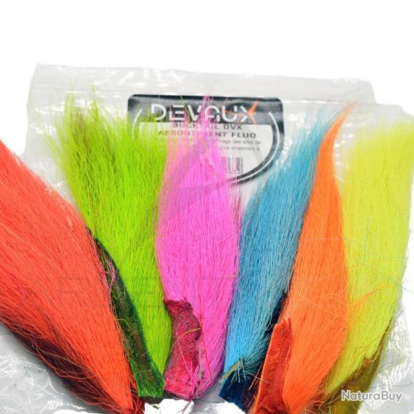 Bucktail DEVAUX assortiment Fluo