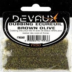 Dubbing DEVAUX Ecureuil Brown olive