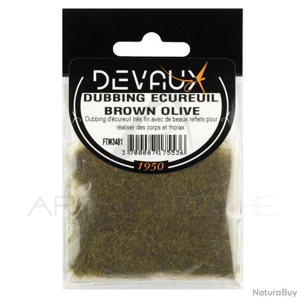 Dubbing DEVAUX Ecureuil Brown olive