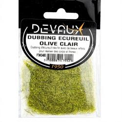 Dubbing DEVAUX Ecureuil Olive clair