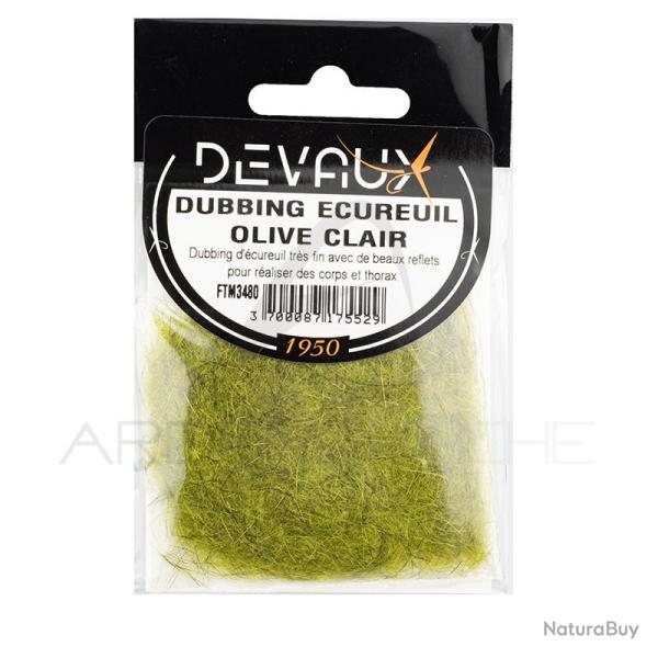 Dubbing DEVAUX Ecureuil Olive clair