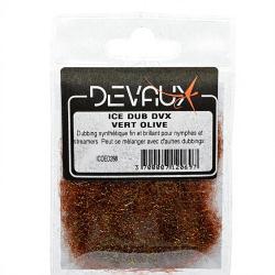 Dubbing DEVAUX Ice Dub Vert olive