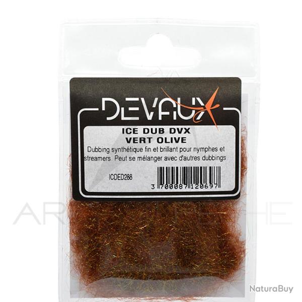 Dubbing DEVAUX Ice Dub Vert olive