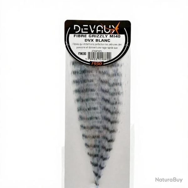 Fibre grizzly MI40 DEVAUX Blanc