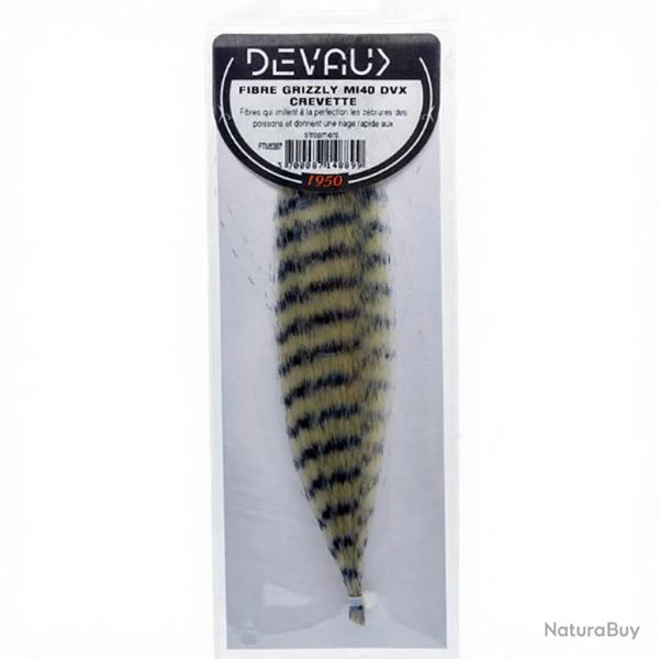 Fibre grizzly MI40 DEVAUX Crevette