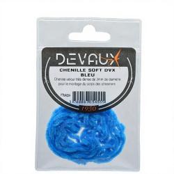 Chenille DEVAUX soft bleu