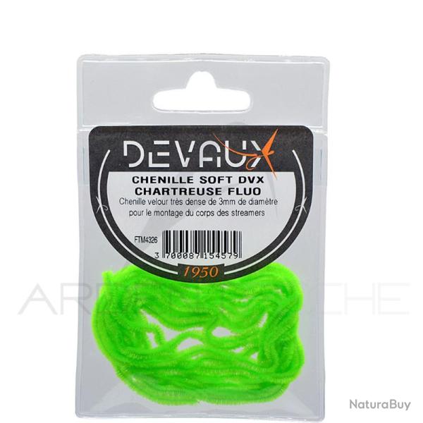 Chenille DEVAUX soft Charteuse fluo