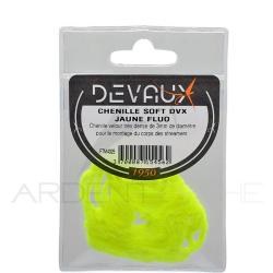 Chenille DEVAUX soft jaune fluo