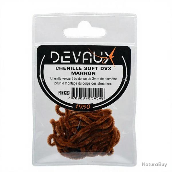 Chenille DEVAUX soft Marron