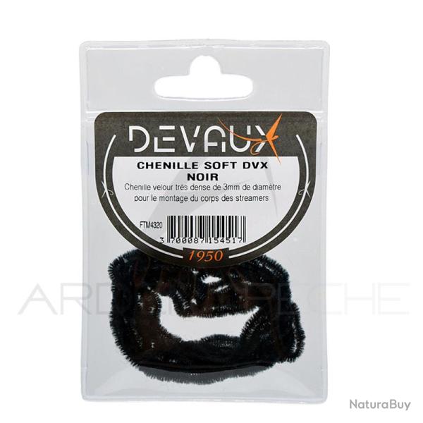 Chenille DEVAUX soft Noir