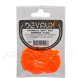 Chenille DEVAUX soft orange fluo