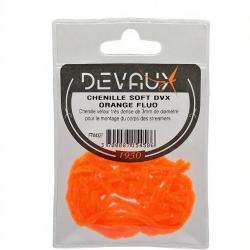 Chenille DEVAUX soft orange fluo