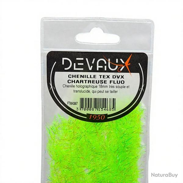Chenille DEVAUX TEX chartreuse fluo