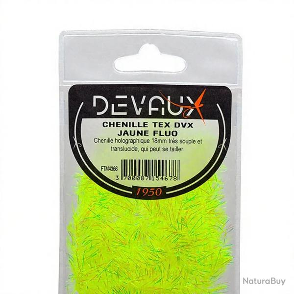 Chenille DEVAUX TEX jaune fluo
