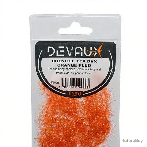 Chenille DEVAUX TEX orange fluo