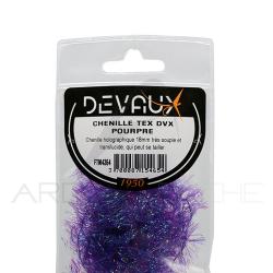 Chenille DEVAUX TEX Pourpre